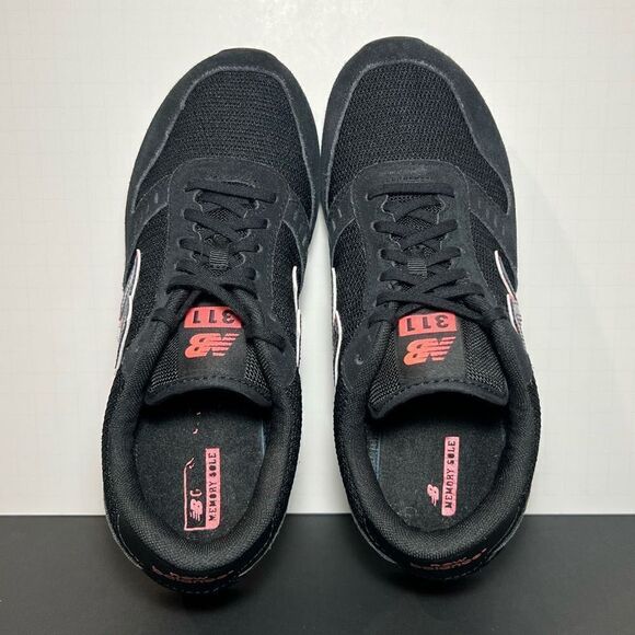 Womens NEW BALANCE 311 Black Sneakers / Size 10 - Picture 5 of 9
